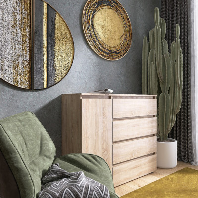 Комод КЛ-3 Лайт, Дуб Сонома