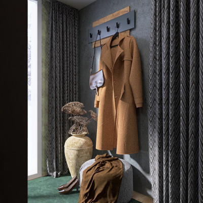 Вішалка 800 Нордик, Дуб Крафт Золотий, Графіт