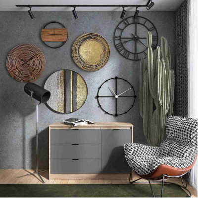 Комод 1150 СІТІ, Дуб Сонома, Графіт