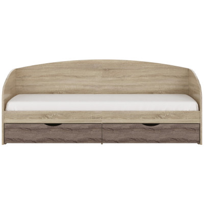 Кровать Комфорт 80х190, Дуб Сонома, Трюфель