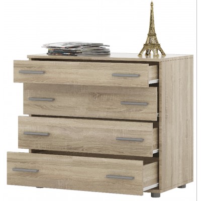 Комод К-1, Дуб Сонома, Телескопические направляющие