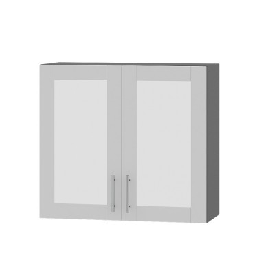 Кухонный модуль Оптима Под Сушилку Верх ВВ06-800 Антрацит, Нимфея Альба (Белый)