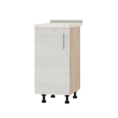 Кухонный модуль Оптима Низ Н83-390 Дуб Сонома, Дуб Крафт Белый