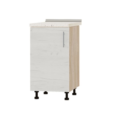 Кухонный модуль Оптима Низ Н83-450 Дуб Сонома, Дуб Крафт Белый