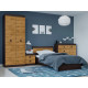 Детский Спальный Комплект Соната 7, Венге темный, Дуб крафт золотой