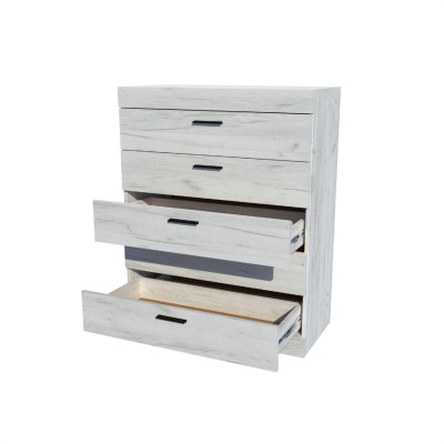 Комод 2 Соната, Дуб Крафт Белый