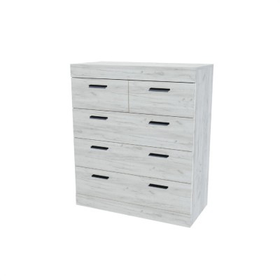 Комод 3 Соната, Дуб Крафт Белый