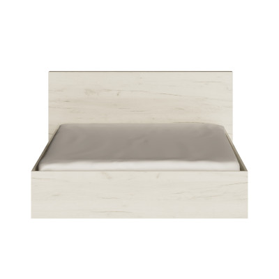 Кровать 1400 Соната 140х200, Дуб Крафт Белый