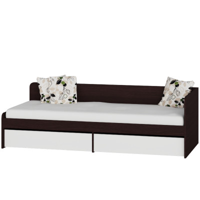 Детский Спальный Комплект Соната 9, Венге темный, Белый