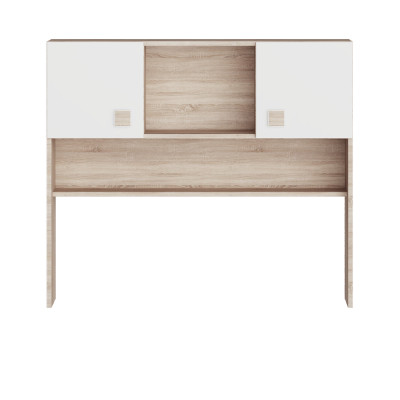 Надстройка для стола Соната, Дуб Сонома, Белый