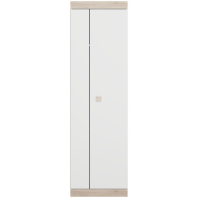 Шкаф двухдверный 600 Соната, Дуб Сонома, Белый