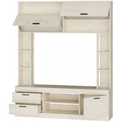 Стенка Соната, Дуб Крафт Белый