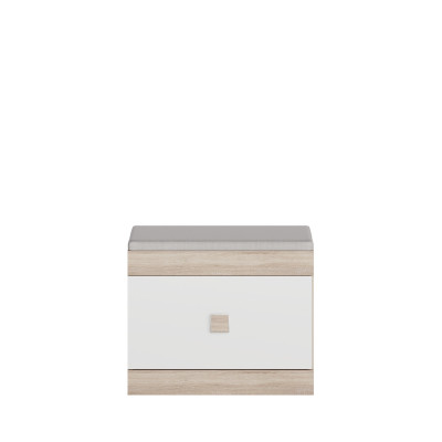 Прихожая Соната Комплект 19, Дуб Сонома, Белый