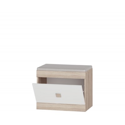 Прихожая Соната Комплект 19, Дуб Сонома, Белый