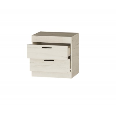 Спальный Комплект Соната 7, Дуб Крафт Белый