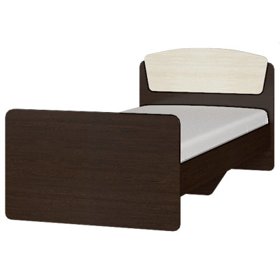 Детский Спальный Комплект Бриз 13, Венге темный, Дуб молочный