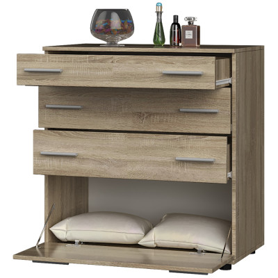 Комод К-2, Дуб Сонома, Телескопические направляющие