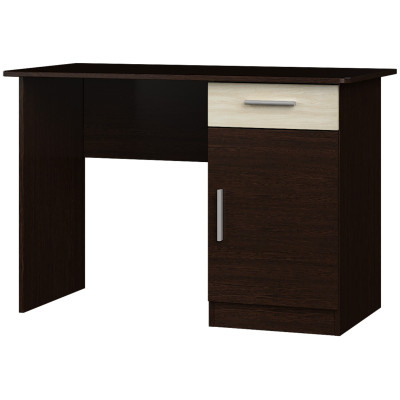 Стіл письмовий Школяр-3, Венге темний, Дуб молочний