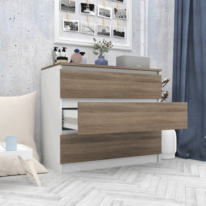 Комод FLASHNIKA Fantasy 3/900 (900мм x 450мм x 780мм) Комод FLASHNIKA Fantasy 3/900 (900мм x 450мм x 780мм)