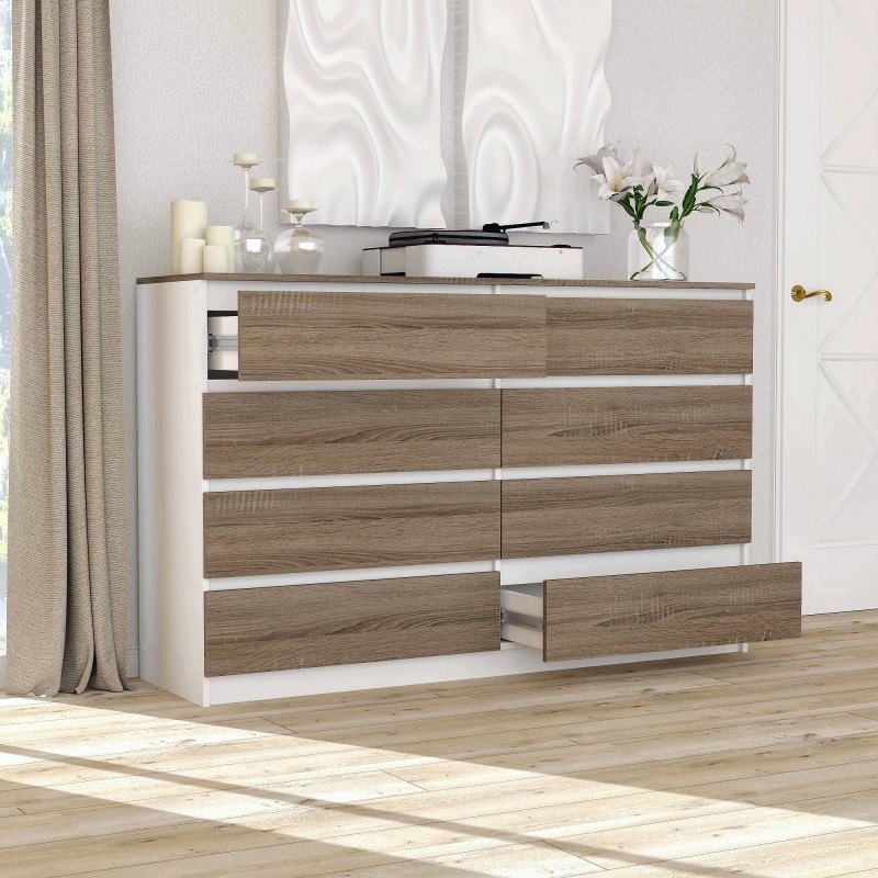 Комод FLASHNIKA Fantasy 8/1600 (1600мм x 450мм x 1011мм) Комод FLASHNIKA Fantasy 8/1600 (1600мм x 450мм x 1011мм)