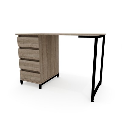 Стіл письмовий FLASHNIKA ЛОФТ СПЛ-13 (Німфея, Трюфель) (1100мм x 600мм x 750мм)