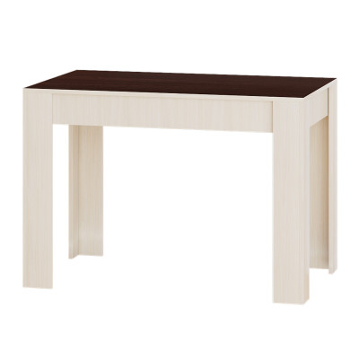 Обідній стіл СТО-1, Венге темний, Дуб молочний