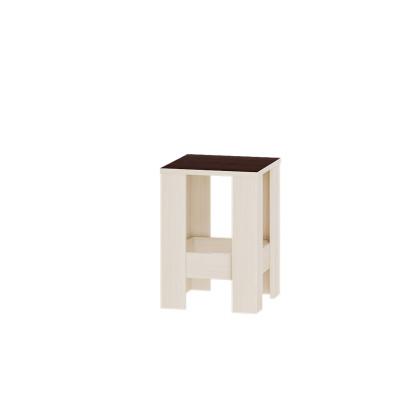 Табуретка Т-1 2шт, Венге темний, Дуб молочний